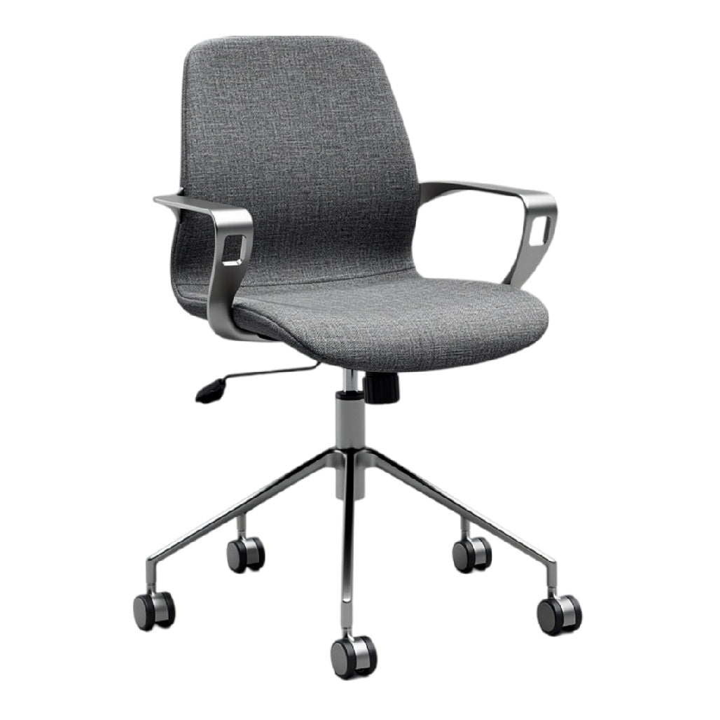 **Technische titel in het Nederlands: Ergonomische bureaustoel met verstelbare hoogtes en wielen**